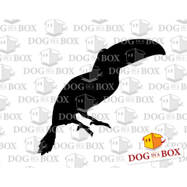 Tucan stencil - Reusable bird stencil for wall decor, fabrics and animal shop