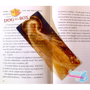 Mary mother of Jesus Bookmark n.4 - Handmade Transparent Bookmark | Crystal, Stained Glass Effect | christian bookmark