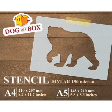 Bear stencil n.2 - Stencil...