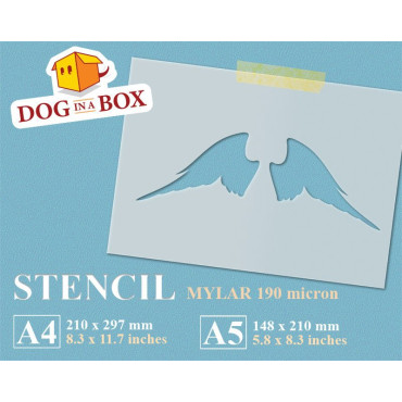 Angel Wings stencil n.1 -...