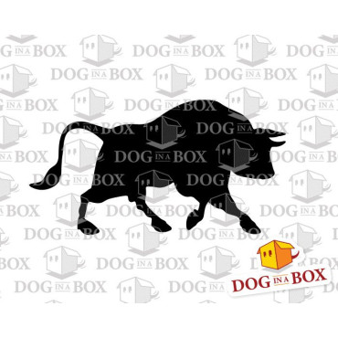 Bull stencil - Reusable bull stencil for wood signs, walls or fabrics.