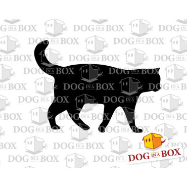 Cat stencil n.1 - Reusable cat stencil for wood signs, walls or fabrics.