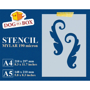 Stencil damascato n.2 -...