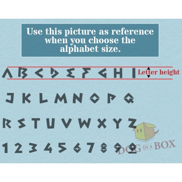 Griechische Alphabet Schablone Nr. 1 – Schablone mit altgriechischen Motiven zum Bemalen von Wänden, Holz dekoration