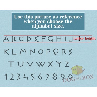 Greek Alphabet stencil n.2 - Ancient Greek stencil for painting on wall, wood and cake decor