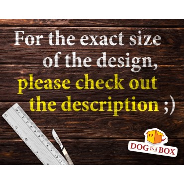 Stencil torta "Four nado" - Stencil decorazioni torta di compleanno