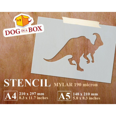 Dinosaur stencil n.5 -...