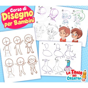 Pacchetto di 4 lezioni per corso di disegno