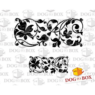 Floral pattern stencil n.1 - Reusable floral stencil for cake, wedding cakes, wall decors and wood signs