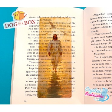 Marque-page Jésus n.5 - Marque-page transparent fait main | Effet vitrail, cristal | marque-page chrétien