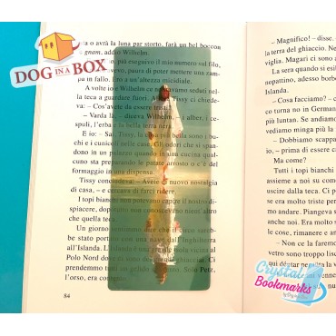 Marque-page Jésus n.6 - Marque-page transparent fait main | Effet vitrail, cristal | marque-page chrétien