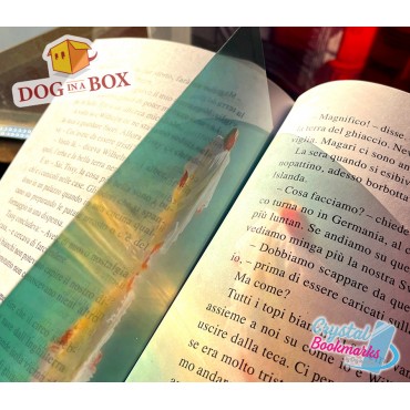 Jesus Bookmark n.6 - Handmade Transparent Bookmark | Crystal, Stained Glass Effect | christian bookmark