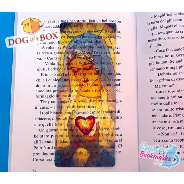 Marque-page Marie mère de Jésus n.5 - Marque-page transparent fait main | Effet vitrail, cristal | marque-page chrétien