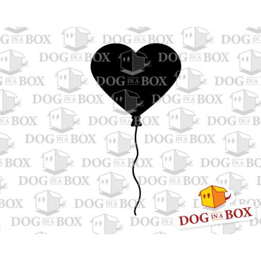 Heart balloon stencil - Reusable wedding stencil for wood sings, invitations, wedding cake decor or wall painting