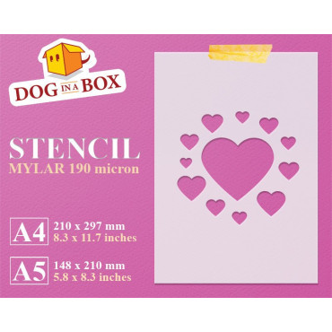 Stencil Cuori n.1 - Stencil...