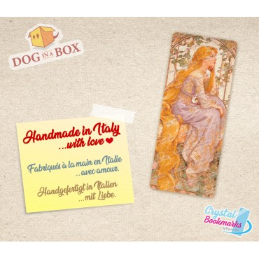 Rapunzel Bookmark n.3 - Handmade Transparent Bookmark | Crystal, Stained Glass Effect | Disney bookmark