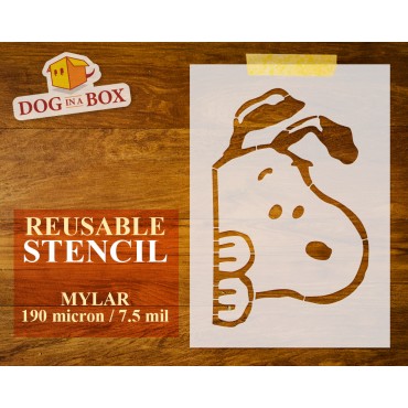 Snoopy schablone n.2 -...