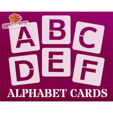 Alphabet stencils font n.8...