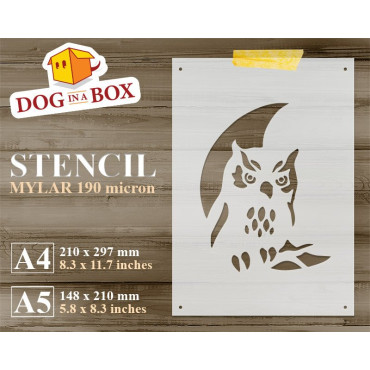 Stencil di gufo - Stencil...