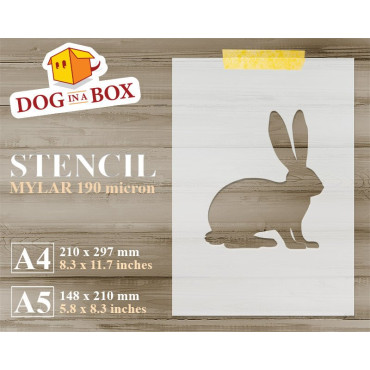 Pochoir lapin - Pochoir de...