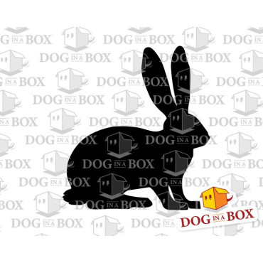 Rabbit stencil - Reusable farm stencil for wood signs, walls or fabrics.