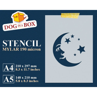 Stencil luna e stelle -...