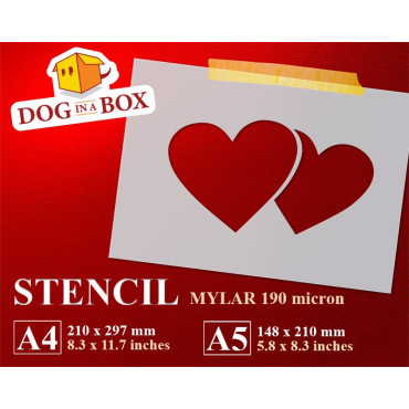 Stencil di cuori - Stencil...