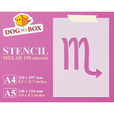 Pochoir Scorpion n.1 -...