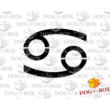 Cancer stencil n.1 - Zodiac stencil to paint horoscope on walls, wood signs and fabrics