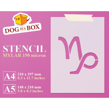 Steinbock-Schablone Nr. 1 -...