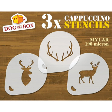 Stencil di cervi (set di 3)...
