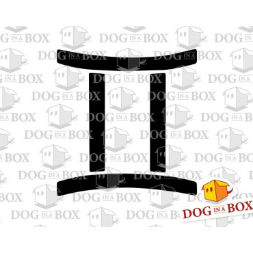 Gemini stencil n.1 - Zodiac stencil to paint horoscope on walls, wood signs and fabrics