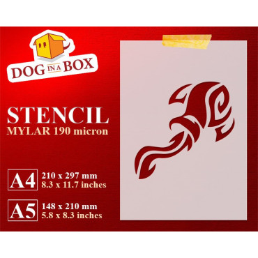 Pochoir Verseau n.3 -...