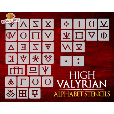 High Valyrian alphabet...