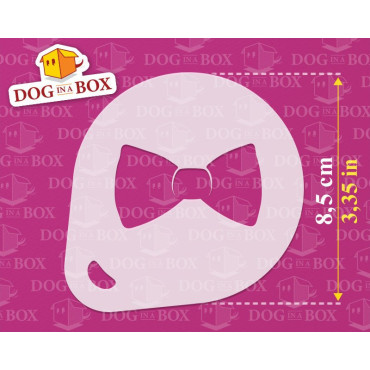 Arcs et rubans pochoirs (lot de 3) pochoir de décoration de poudre de cacao Cappuccino et café - pochoirs de peinture de visage