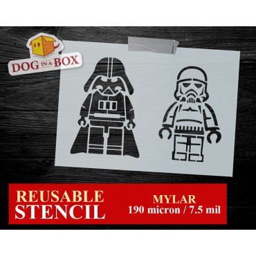 Stencil Lego Star Wars n.1...