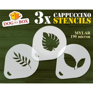 Stencil foglie n.1 (set di...