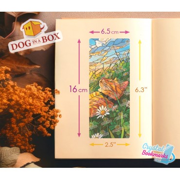 Cat Bookmark n.13 - Handmade Transparent Bookmark | Crystal, Stained Glass Effect | cute bookmark