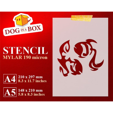 Stencil Pesci n.3 - Stencil...