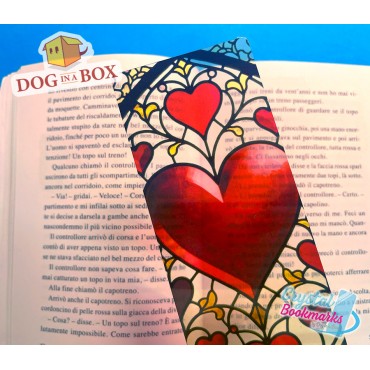 Hearts Bookmark n.3 -...
