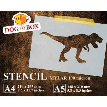 Dinosaur stencil n.7 -...