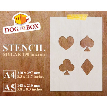 Carte convient au pochoir -...