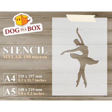 Pochoir ballerine n.1 -...