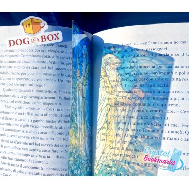 Wizard Bookmark n.1 - Handmade Transparent Bookmark | Crystal, Stained Glass Effect | fantasy bookmark