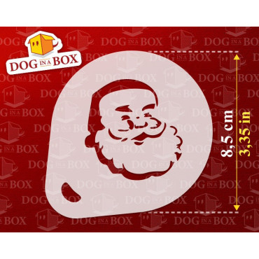 Stencil di Natale n.3 (set di 3) - Stencil per decorazioni in cacao in polvere per cappuccino e caffè o per pareti e finestre