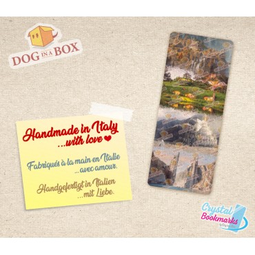 Lord of the Rings Bookmark n.2 - Handmade Transparent Bookmark |Stained Glass Effect | fantasy bookmark