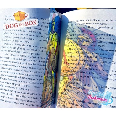 Spartan Bookmark n.1 - Handmade Transparent Bookmark | Crystal, Stained Glass Effect | warrior bookmark