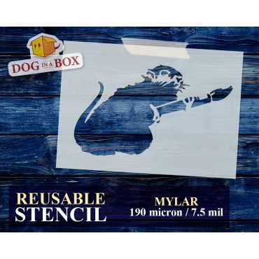 Rat stencil n.32 - Street...