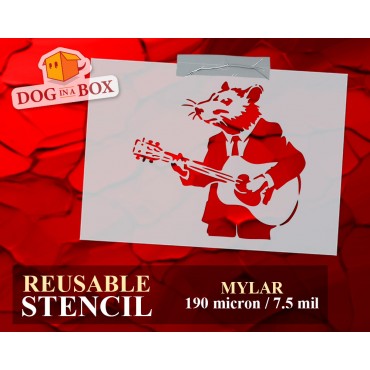 Rat stencil n.39 - Street...