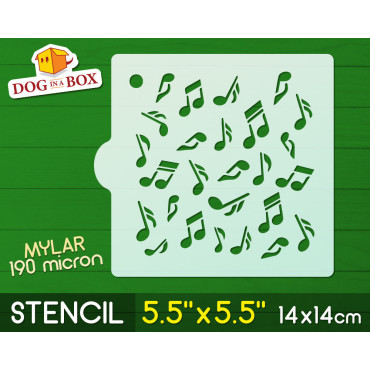 Stencil Note Musicali n.1 -...